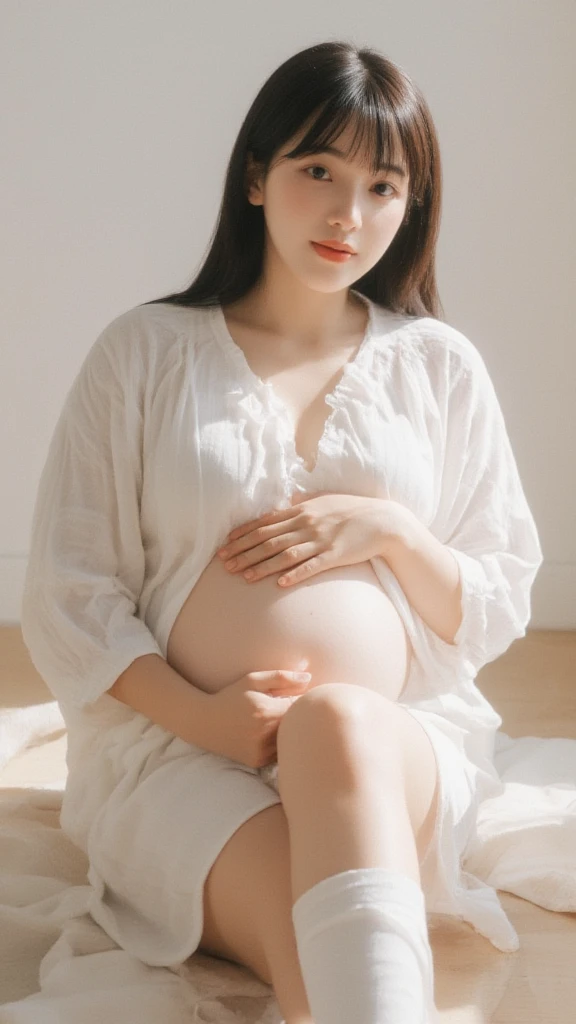 pregnant ayaka kamiasato scared and worried that she would be like that forever