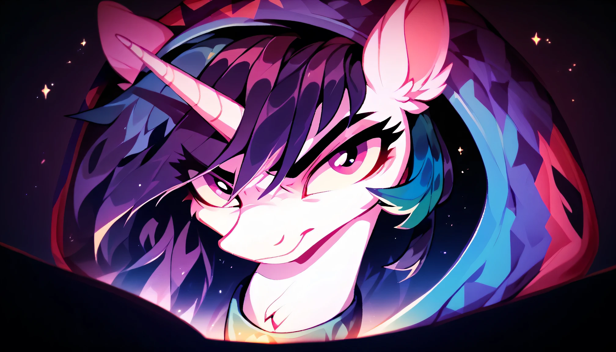 Score_9, Score_8_up, Score_7_up, Score_6_up, a serious unicorn alicorn, Princess Celestia gamer from My Little Pony, depicted in a dark hoodie playing in a gaming chair looking at a screen where she is playing the legendary 2D game Geometry Dash. Celestia's mane flows in a wavy pattern of pastel colors, with shades of blue, green, purple, and violet mixing together. He is on his back with a neon gaming headset looking at the screen where he plays with a spoiled expression. The stage is a room.  full body