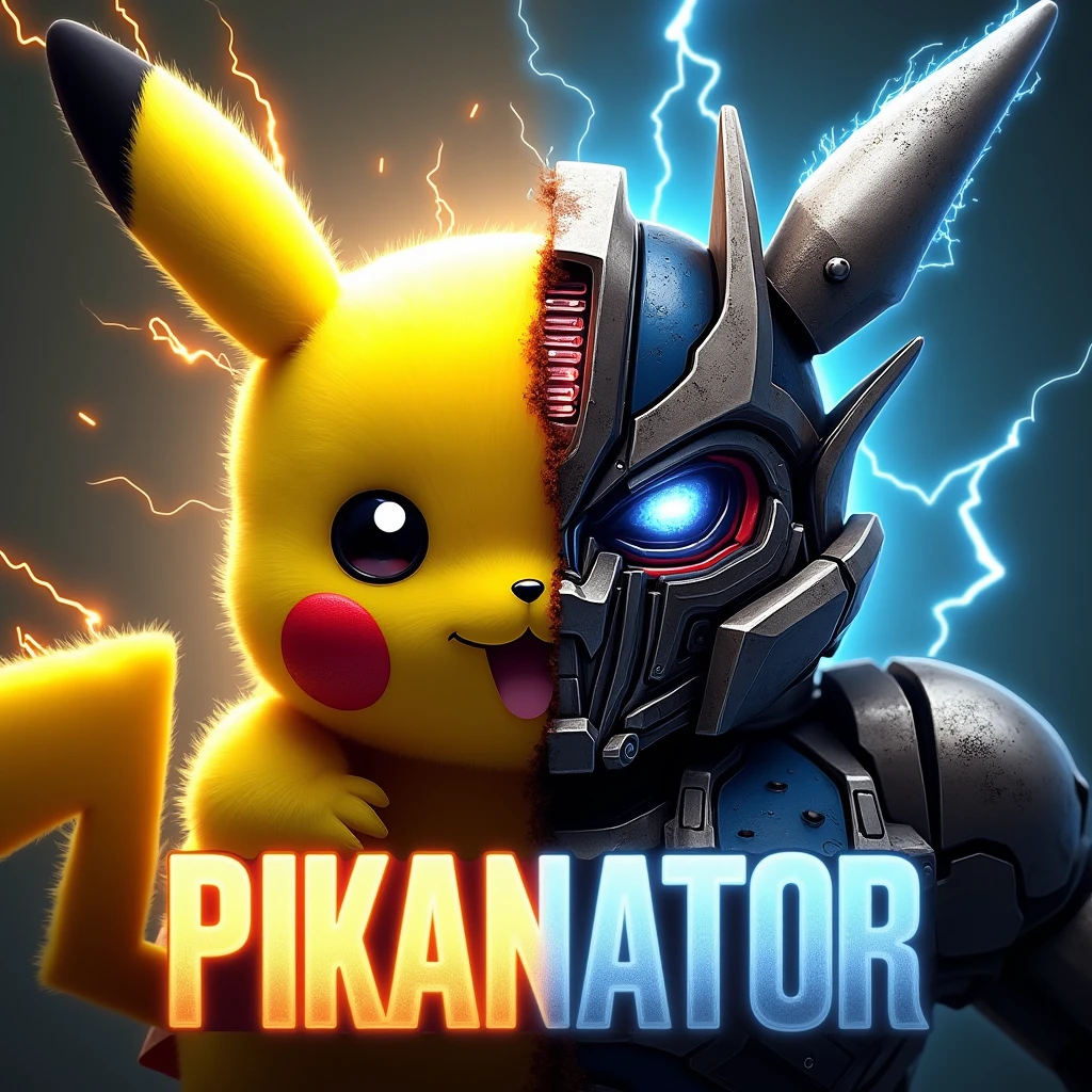 (masterpiece, best quality),game cover art of "pokemon",girl ,and pokemon with a mechanical body,