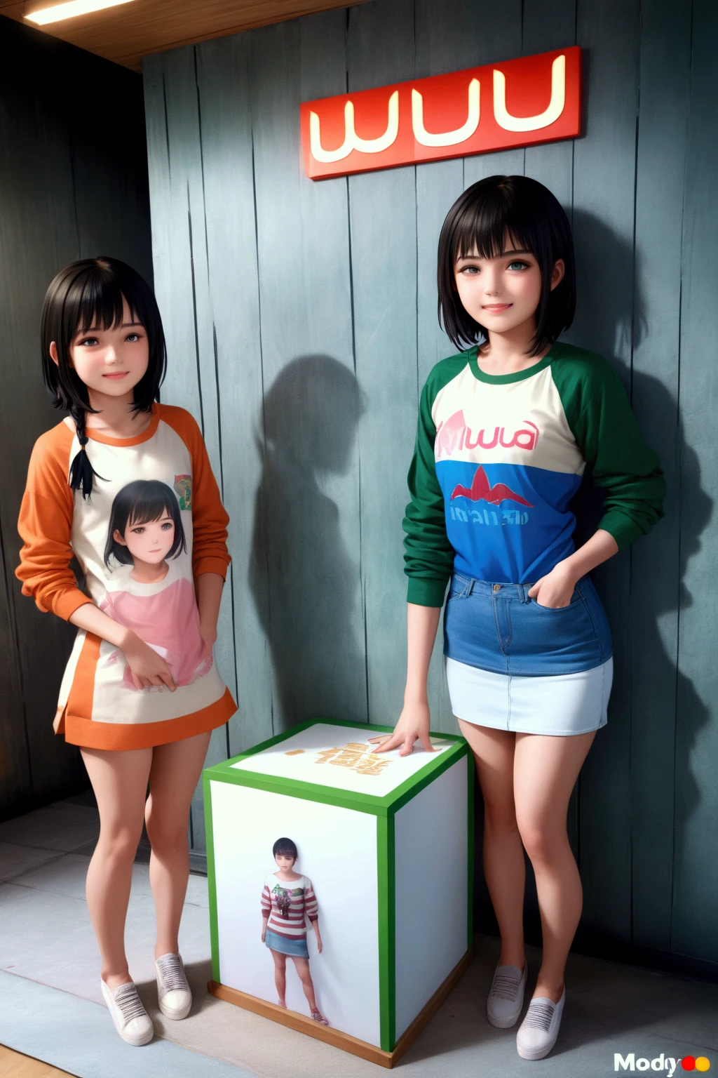 Yotsuba dressed as the nostalgia critic