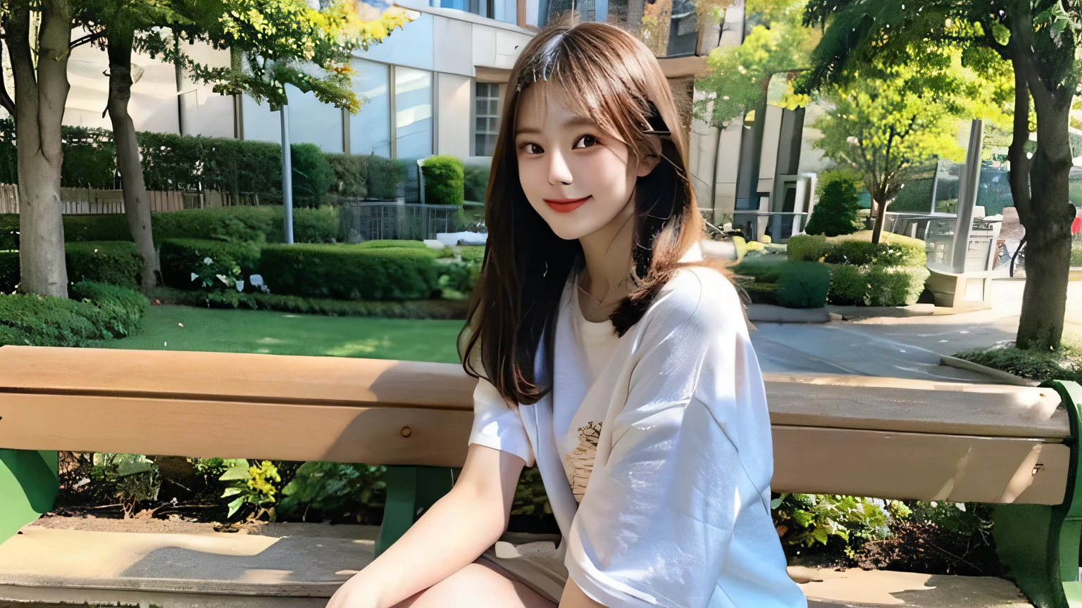 sharp focus, perspective, foreshortening, best quality, RAW, [:(detailed face:1.2):0.2], shiny eyes, (PureErosFace_V1:0.2), (ulzzang-6500:0.8), (beauty 16 year old cute korean beauty cute girl:1.3), instagram, (idol beauty), perfect ratio face, (high nose:0.7), (real photo), (realistic skin), (realistic body), (complex detail), (latex skin:0.8), (detail skin:1.3) , (perfect skin) shiny skin: 0.6), shiny eyes, long hair, natural wavy, blonde fair hair, waving hair, beautiful sky, date, night view, window, swimming pool, colorful see-through blouse, seethrough miniskirt, not wearing underwear, light nude pantyhose, ankle boots, a good golden necklace, cross bag), (random location, random season), 153cm tall, bast 37inch, waist 23 inch, hip 35 inch, earrings, necklace,ulzzang-6500-v1.1,(original photo:1.2), (realistic : 1.4) girl with beautiful detail, eyes and face with great detail, eyes with beautiful detail, absurd, incredibly absurd, huge file size, ultra detail, high resolution, extremely detail, best quality, cute smiling face, masterpiece, illustration, extremely detailed and beautiful, extremely detail , CG ,unity ,8k wallpaper, amazing, fine detail, masterpiece, best quality, official art, highly detailed CG unity 8k wallpaper, light on the face, brightly smiling face, smiling eyes, bright healthy glossy skin tone