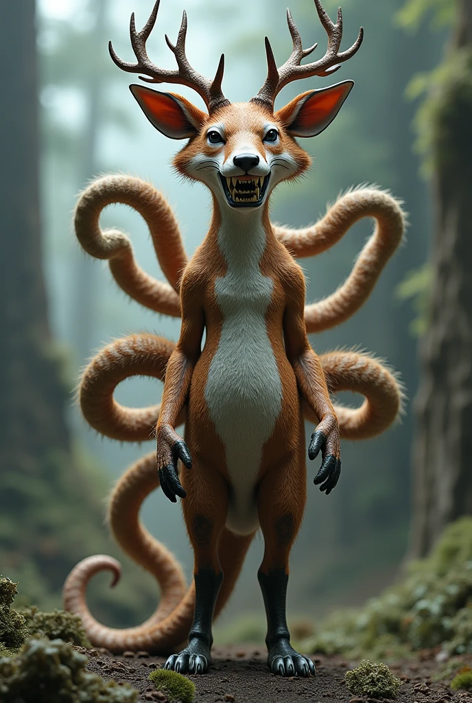istasha creature in a white room