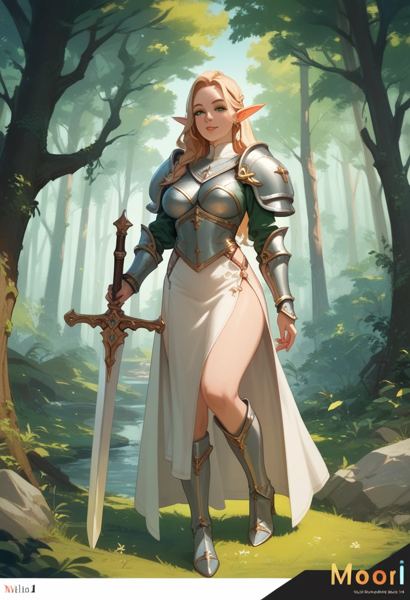 rating_safe, score_8_up, score_7_up, score_6_up, uncensored, shiny skin, small breasts, pale skin, cute perfect face, ???-like proportions, big head with big green eyes, thin body, tiny limbs, (((beautiful golden hair))), (tiny prepubescent innocent young priestess standing in medieval doorframe), open sky and grasslands behind her, (hand patting girl's head), (girl clutching white-mage-magic staff), ((cute smile)), white embroidered stockings, ((tight white fantasy-mage-robes)), big amazing green eyes,  detailed background, ((idyllic fantasy hamlet with winding road and forest in the background)), low light, (tiny prepubescent child), magic necklace, birghtly lit, girl receiving headpats