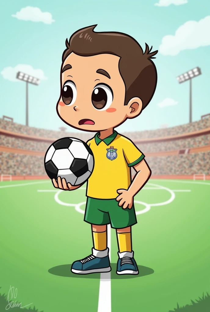  Here's the scenario you can use for the animation :

Cena 1: CAMPTHE DE FUTEBTHEL VAZITHE

Mostrar Simoco uniformizado no centro do campo.  He looks around , confused,  holding a ball.

Text on screen:  “Where is Patrício ?”


DINNER 2 : RELÓGITHE CTHERRENDTHE RÁPIDTHE

Mostrar o relógio girando,  marking the passage of time .

Text on screen:  “Time running out ...”


Scene 3 : ÁRBITRTHE APARECE

THE árbitro entra em cena,  beep and lift a card indicating Simoco's victory by W .THE.

Text on screen:  “Simoco wins 3-0 !”


SCENE 4 : CELEBRAÇÃTHE DTHE SIMTHECTHE

Simoco comemorando sozinho,  dancing on the field with the ball .

 Final text : “Easy win !”


This simple script can be fun and works well for a short video on TikTok!

