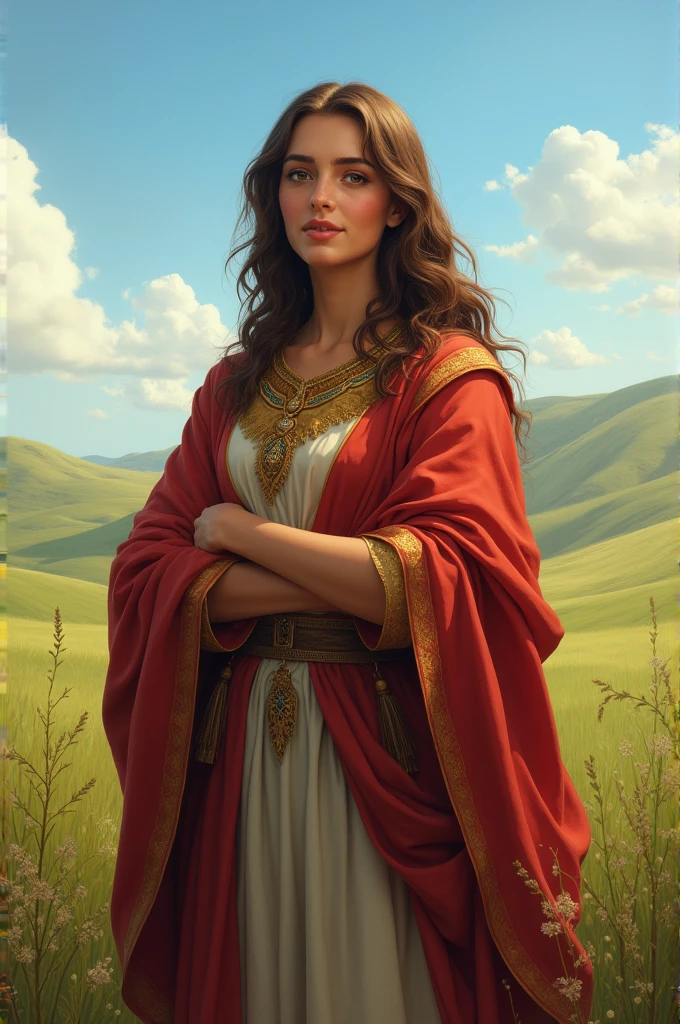 Abigail a beautiful and sensible woman wife of Nabal a rich man at the time of the reign of King David 