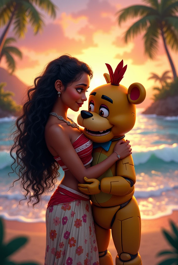 (masterpiece, 8K, UHD, RAW), A sexy girl kissing a evil winnie the pooh in bed, (((a beautiful young woman riding on top of one huge horrific winnie the pooh))), (she rides the male winnie the pooh with lustful femininity), her beautiful body is covered by a sheer translucent white lace bra with Art Nouveau embroidery, big sexy perky breasts, her pristine delicate features contrasts with the horrendous menacing fangs of the corrupted male winnie the pooh, full body vibrant illustrations, intricately sculpted, realistic hyper-detailed portraits, queencore, depicts real life, the scene happens in a luxurious Art Nouveau boudoir with studio illumination, red and teal silk satin