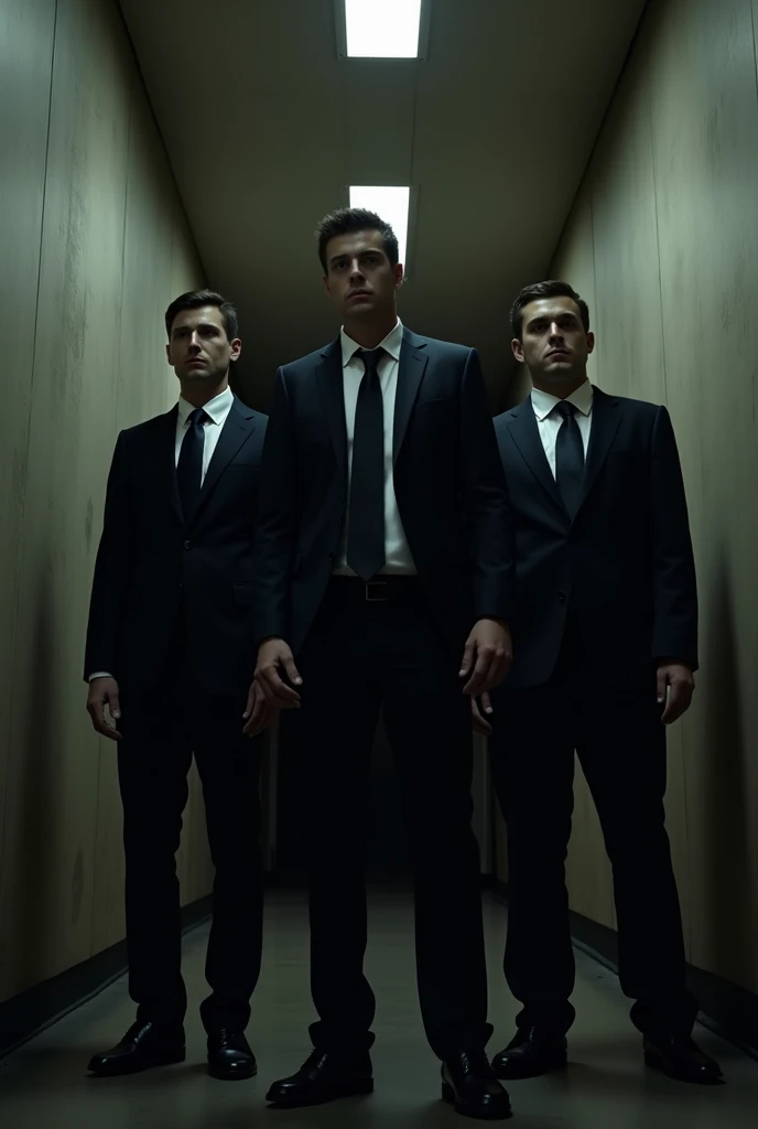 I want you to imagine a men&#39;s wardrobe, where there is a man in the middle, he is looking forward with a mocking face, a circle is formed around it, of men who are showing off their sexy butts.