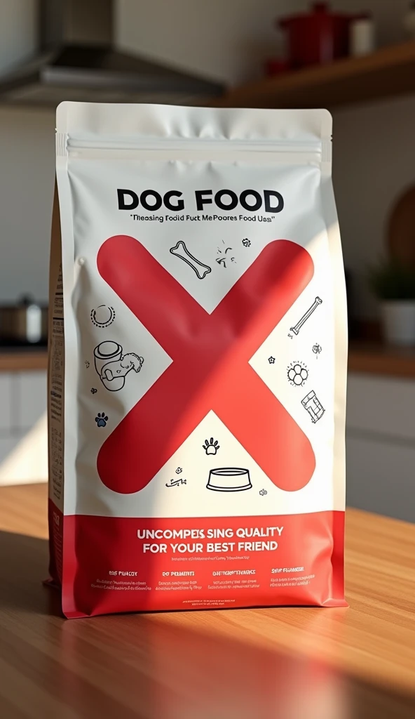 Make a dog food packaging, carnivorous call, but you have to subtly understand that it is made of human parts.