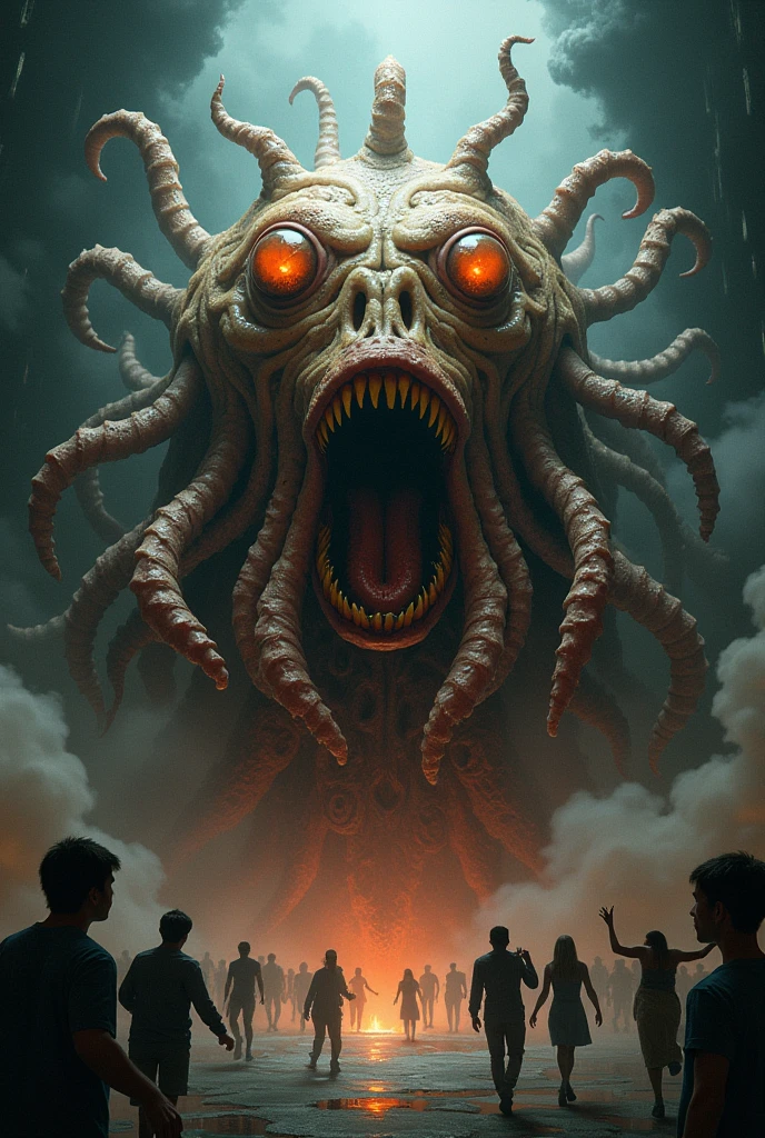 a movie poster for Heavy Metal Magazine, inspired by Xul Solar, futuristic apocalypse, stalenhag, monster, startship, metal album cover, gwar, heavy metal band promo, wayne barlowe pierre pellegrini, retro sci fi, movie poster with no text, movie poster promo, ultra detailed, complex, sharp focus, object texture, studio photo, intricate details, highly detailed, Real Photo style, hyper-realistic, high dynamic range, rich colors, realistic textures, 8K uhd, high color depth, Nikon D 850, Kodak 400 port, fujifilm XT, (cinematic film:3.1)