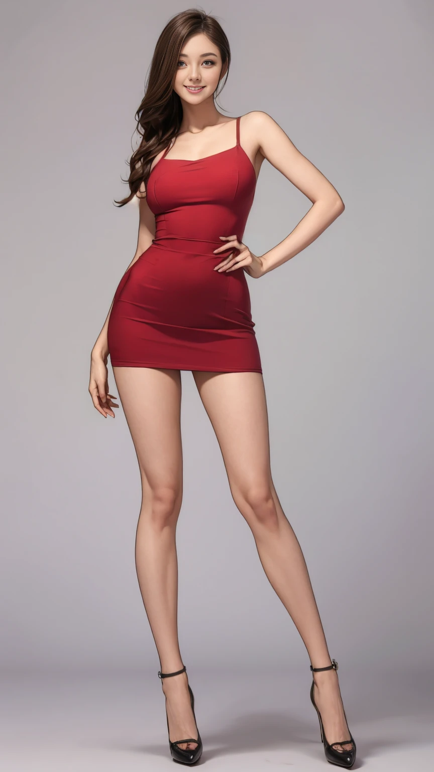 Mix 4, The 20th, 一人in, length_hair, shirt, dress, expensive_Heel, full_body, look_in_Audience, (8K, RAW Photos, Highest quality, Learning:1.2), (Realistic, photo-Realistic:1.37), Professional Lighting, Photon Mapping, Light Energy Transfer, Physically Based Rendering,