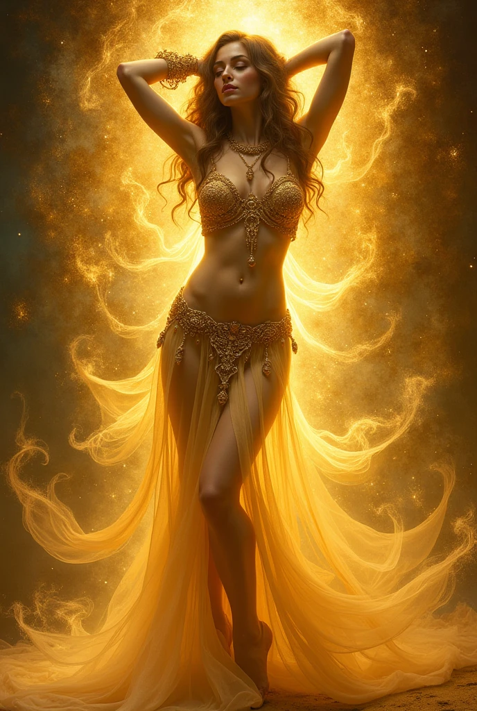 In this breathtaking masterpiece, a hyper-realistic image comes to life, showcasing the ultimate Godess of moon—a radiant being of otherworldly beauty and power. The artwork embraces hyper maximalism, every inch of the composition bursting with intricate details that captivate the viewer's imagination. The godess stands gracefully amidst a moonlight, her lithe form exuding an air of ethereal elegance. Her long, flowing locks cascade like molten gold, shimmering with an inner glow that hints at her celestial origins. Each strand is meticulously rendered, capturing the play of light as it dances across the silky strands.