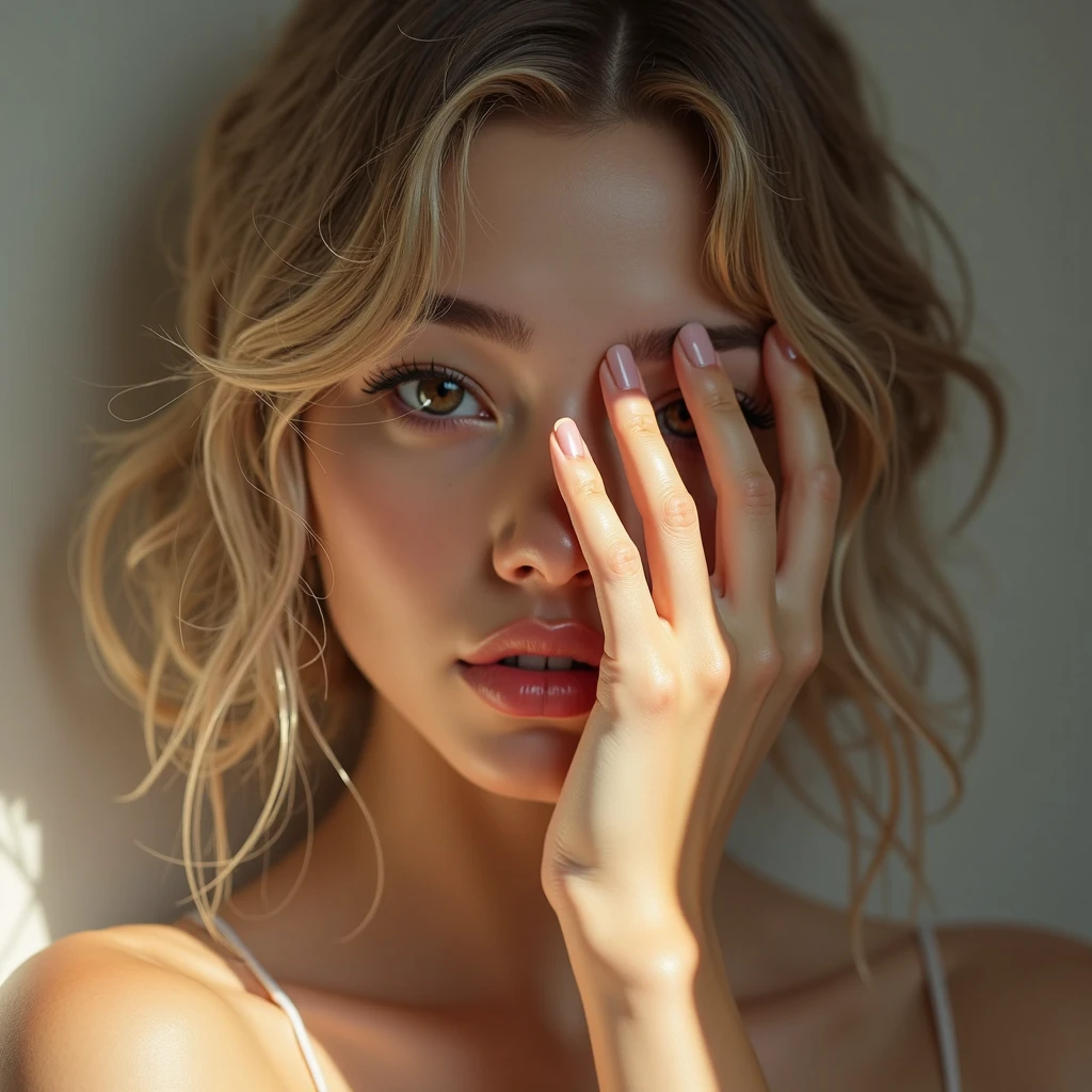 Young woman performing fellatio