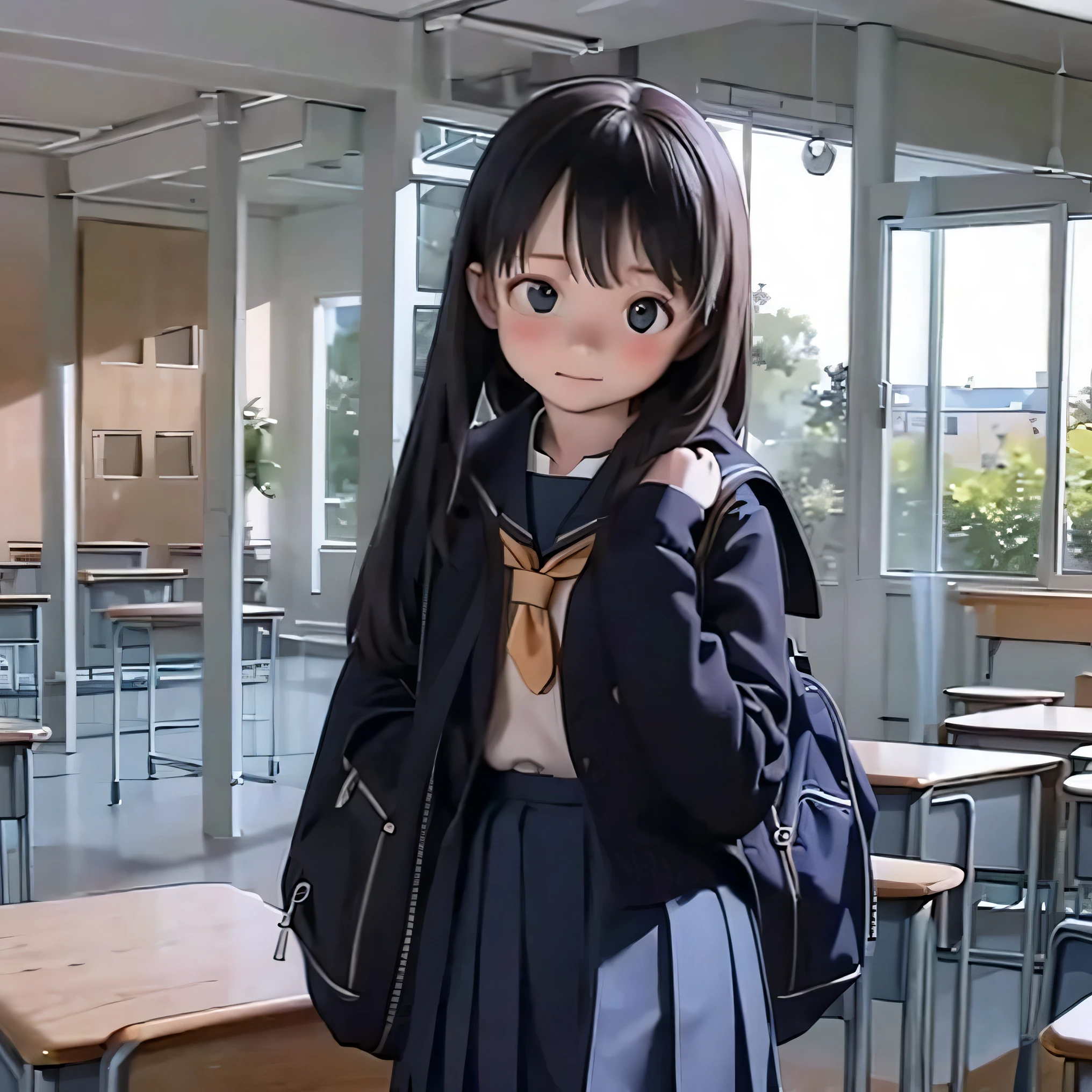 ((((school uniform))))  
