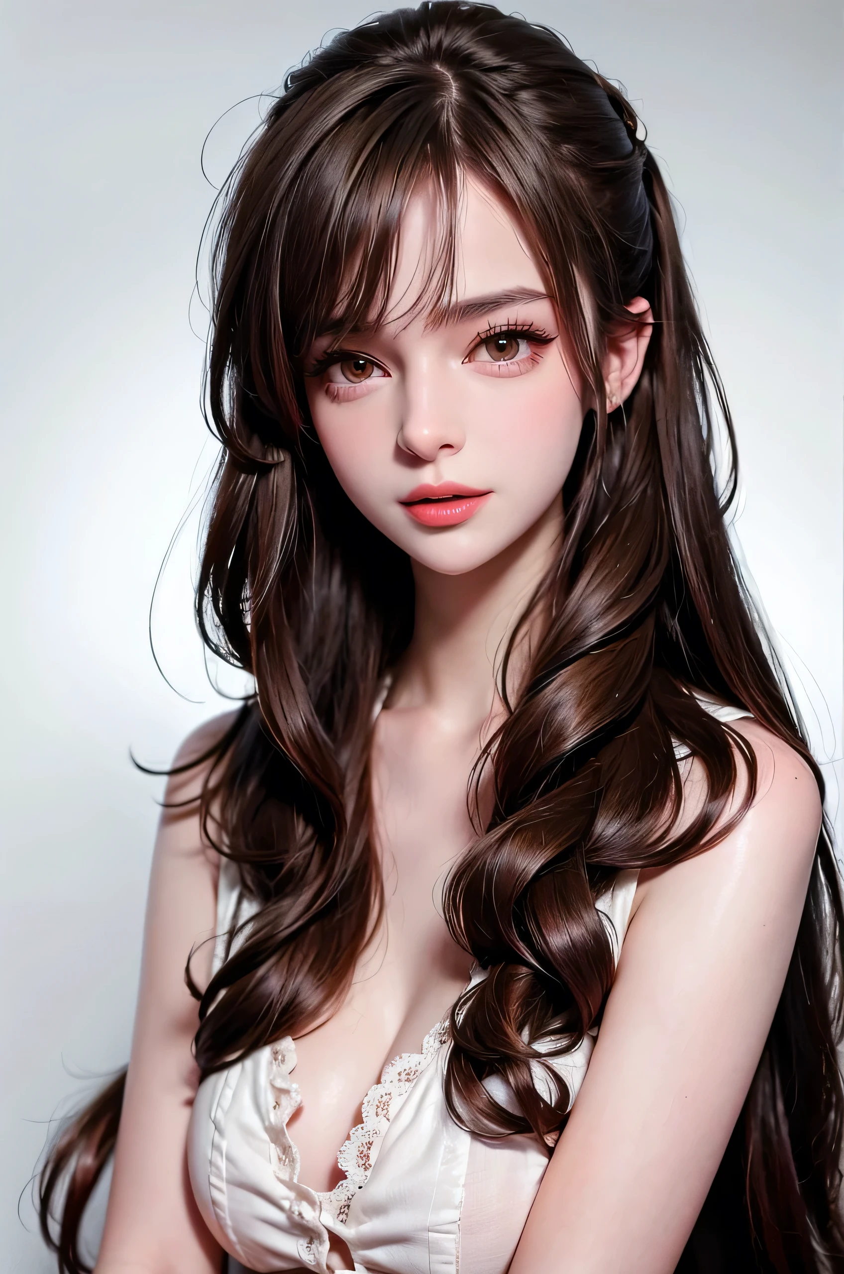 Sweet girl dress2,dress, dark theme, red lips, mature female, makeup, Big eyes. Pretty eyes, ((Random shooting angles)), (best quality, masterpiece:1.2), ultra-detailed, (realistic:1.37), beautiful, youthful, glamorous model with (detailed eyes, detailed lips, extremely detailed eyes), with white and floral colors, showcasing a radiant smile, slender figure, long legs, creating a breathtaking depiction of a girl enjoying the sunshine, Outdoor sports, the beach, on the pier, Warm tones, extremely high color saturation, official art, extremely detailed CG unified 8k wallpaper,(High dynamic range :1.4), (cinematic),(soft colors, dull colors, soothing tones :1.3), (natural skin texture, ultra-realistic, soft light, sharp),(very detailed), Evening, autumn, autumn maple leaves, professional lighting, leaning against the guardrail, looking into the distance
