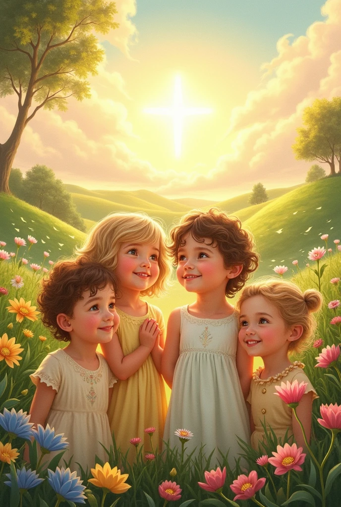 young boys and girls being salt of the earth and light of the world