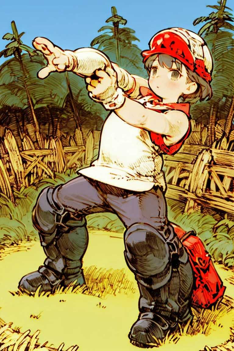 best quality, masterpiece, highres, detailed, perfect anatomy, SoraDigi, blue helmet, brown hair, brown eyes, red gloves, yellow shirt, jeans, ancient ruins, happy, exploring, climbing, female , flat chest,1girl,masterpiece, expensive quality, very_expensive_solve, big_file size, full color,(completely nude:1.2),pussy,niplles,(vaginal sex:1.2),(toddler:1.6),(chibi:1.3),(flat chest:1.5),