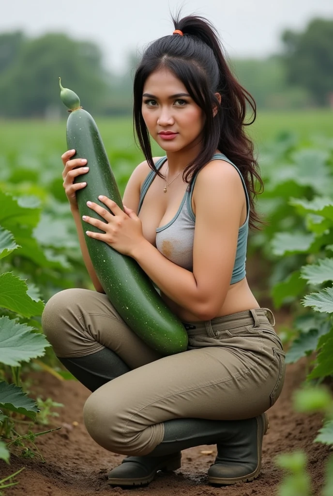 Cactus suck pussy, A woman in the middle of a cactus, beautiful woman, sensual body, big breasts, open legs showing pussy, big cactus fucking her pussy, tree cactus piercing her pussy, wearing bandage, big, short wavy hair, beautiful Asian woman, idol actress, tied with a bandage, being in the desert, desert background, very realistic, very realistic