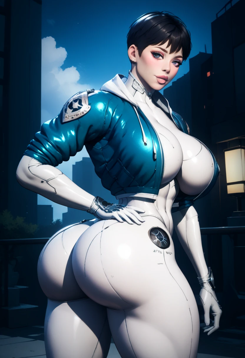 ((front view:1.3)), turning head looking to viewer, ((light aqua hair:1.4)), There is a woman in a robot suit ((posing next to an futuristic Roman building)), ((long side burns)), ((long hair bangs)), Beautiful white girl half cyborg, ((gray ass:1.3)), Cute cyborg girl, Beautiful girl cyborg, (aletta ocean face), (puffy lips), Perfect Robot Girl, Cyborg girl, (ass air bags), intricate details on ass, Young cyborg lady, Beautiful Female Robot, ((robotic abs:1.4)), intricate holes on ass, Beautiful robot woman, cyborg girl, perfect cyborg female, ((porcelain cyborg)), Female robot, Beautiful cyborg images, (cinematic lighting), ((Back view:1.4)),looking straight to viewer, ((light Aqua hair:1.4)), sexy aesthetic, There is a woman in a robot suit ((posing inside futuristic Roman building)), ((rose from titanic)), ((off white aesthetic:1.5)), ((Beautiful white girl half cyborg)), (gigantic breasts:1.7), Cute cyborg woman, (ass air bags),, ((official art)),(((Masterpiece))),(Best Quality), (Super Detail),((Very Delicate and Beautiful)),cinematic lighting,1 girl,((full body portrait)),((standing confident)),((solo)), an hourglass waist,padded and corseted bodice,(((bokeh light))),long train,((gorgeous embroidery and jeweled)),voluminous frills,See-through,(gorgeous embroidery and beautiful lace),(((extremely gigantic tits,skindentation))),cleavage,((short hair,extremely voluminous twin Hair buns,((aqua Hair)),(finely detailed face and eyes),clear pupil,extremely gorgeous, full hair ornament,((opera gloves)),(beautiful background),((full body))