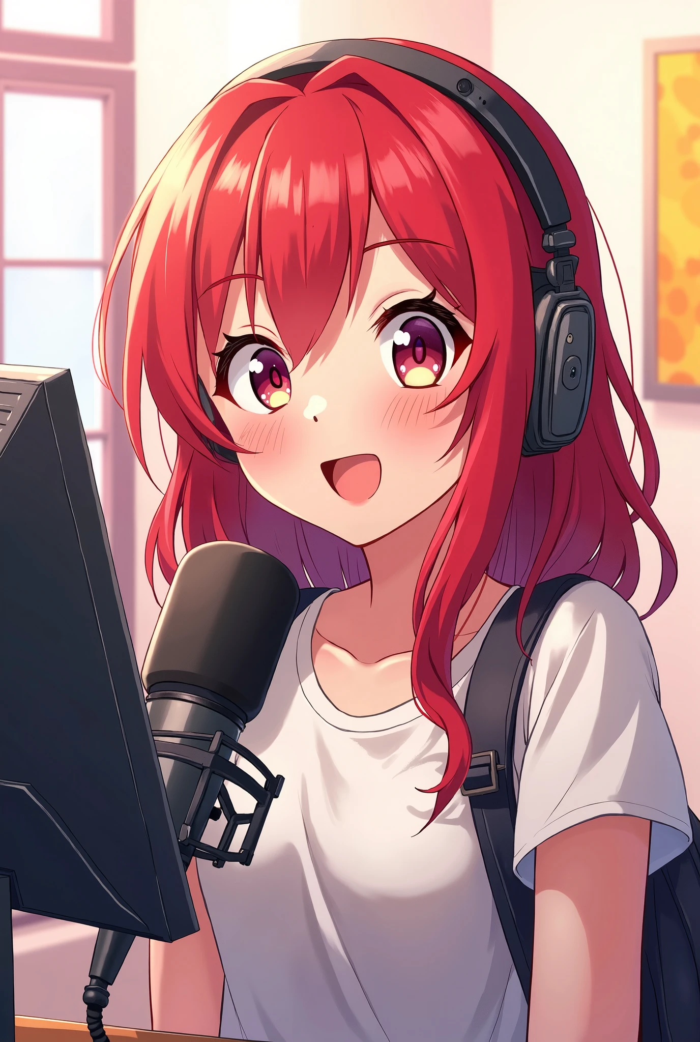 anime in real life, photo background, 1girl