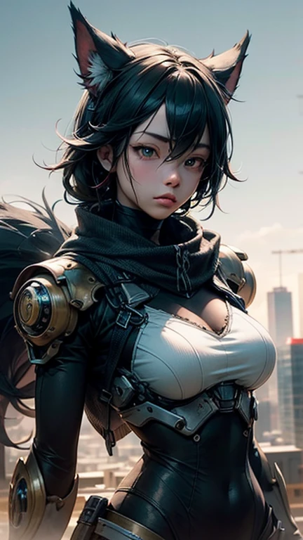 ((Best quality)), ((masterpiece)), (detailed:1.4), 3D, an image of a beautiful cyberpunk female,HDR (High Dynamic Range),Ray Tracing,NVIDIA RTX,Super-Resolution,Unreal 5,Subsurface scattering,PBR Texturing,Post-processing,Anisotropic Filtering,Depth-of-field,Maximum clarity and sharpness,Multi-layered textures,Albedo and Specular maps,Surface shading,Accurate simulation of light-material interaction,Perfect proportions,Octane Render,Two-tone lighting,Wide aperture,Low ISO,White balance,Rule of thirds,8K RAW,