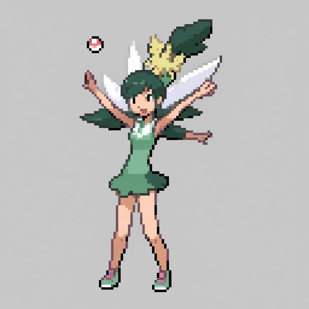 1girl, solo, (pikachu, gardevoir:1.2), anthropomorphic, sexy woman, female, full-body, (enormous breasts, hyper breasts, huge ass, huge thighs), sexy pose, cute