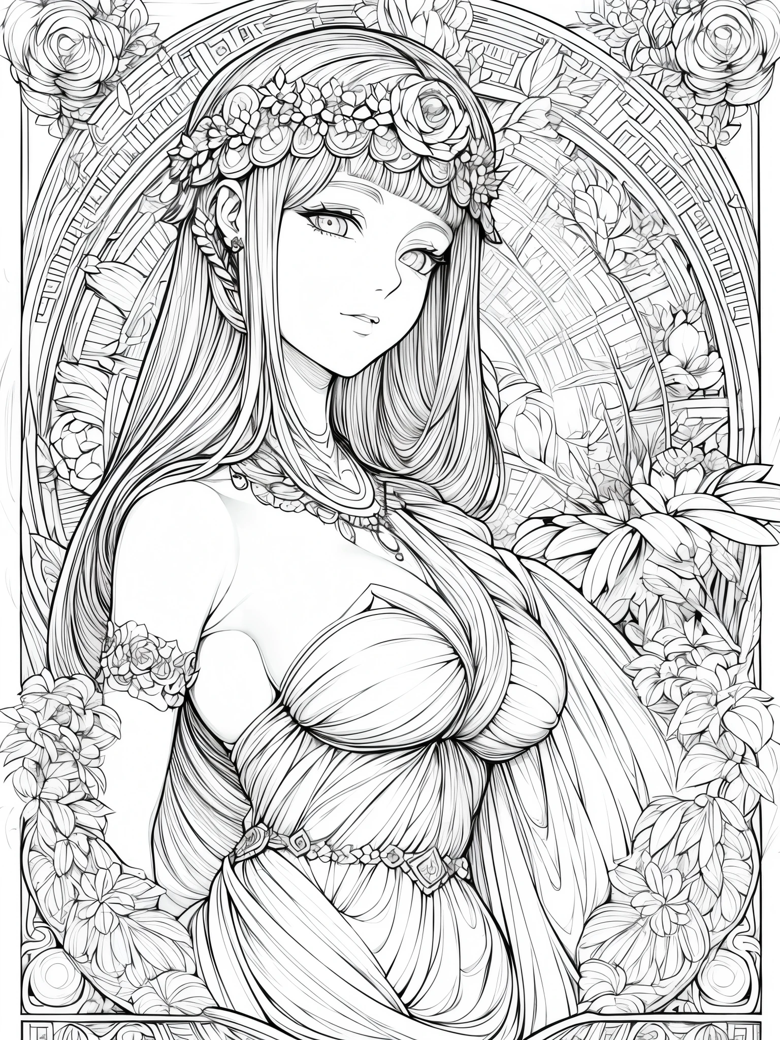 ((masterpiece), best quality, high quality, professional quality, highly detailed, highres, perfect lighting, natural lighting), Wizard, Legend, Average Height, Toned, Round Face, Tan Skin, Chestnut Hair, Gray Eyes, [[Curved Nose]], Full Lips, Sharp Chin, Old Dutch, Long, Man Bun, An enchanted meadow, with colorful flowers and magical creatures roaming free,An enigmatic piece that challenges perception, inviting the viewer to delve into its mysteries, Aster, Amidst a tapestry of scents, a fragrant garden seduces, as its perfumed blossoms intoxicate the senses, Ruby, Pearlescent luster that exhibits an iridescent play of colors, Habited, Vixen, Short, Fit, Square Face, Dark Skin, Silver Hair, peach Eyes, Wide Nose, Full Lips, Sharp Chin, Shoulder-Length Hair, Curly Hair, Bob with Bangs, natural breasts, Stud earrings, mauve matte lipstick,progressive, otherworldly alien marketplace, A lush, jungle-covered world teeming with vibrant flora and diverse fauna, under a magenta sky., Alien Jungle, hippogriff, dragon