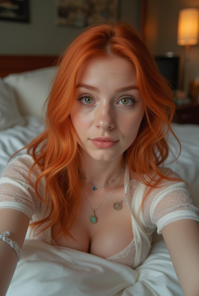 there is a redhead woman sitting on a bed, pia sadie, Sofia Turner, redhead girl, de Sofia Turner, redhead, amaranth, Anna Nikonova aka Newmilky, ellie bamber, Red head, cabello redhead suelto, Sidney Sweeney, ellie bamber Fada, with pale skin, Goddess with red hair, Portrait Sophie Mudd, Taran Dasha