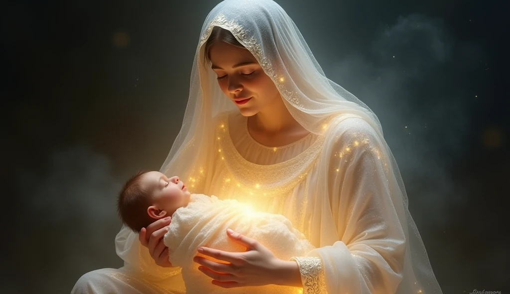 Christmas Child God Tree God and Mary