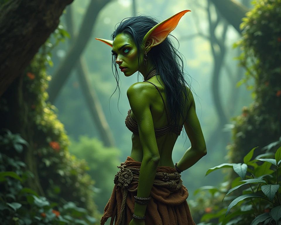 (best quality,4k,8k,highres,masterpiece:1.2),ultra-detailed,(realistic,photorealistic,photo-realistic:1.37),full body portrait of beautiful alien (light green skin, small cute antenna) native tribal woman in muddy primitive farm:1.2,(herding affectionate 3 foot tall 3 feet wide bioluminescent tentacle monsters)(primitive straw broad rim hat, colorful tribal belt, unclad, some tribal tattooing and intricate extensive body paint, breast drapes, confidence, big natural breast), (vivid colors, outdoors, green pastures). (head to toe, show all of her)(Safe for work)