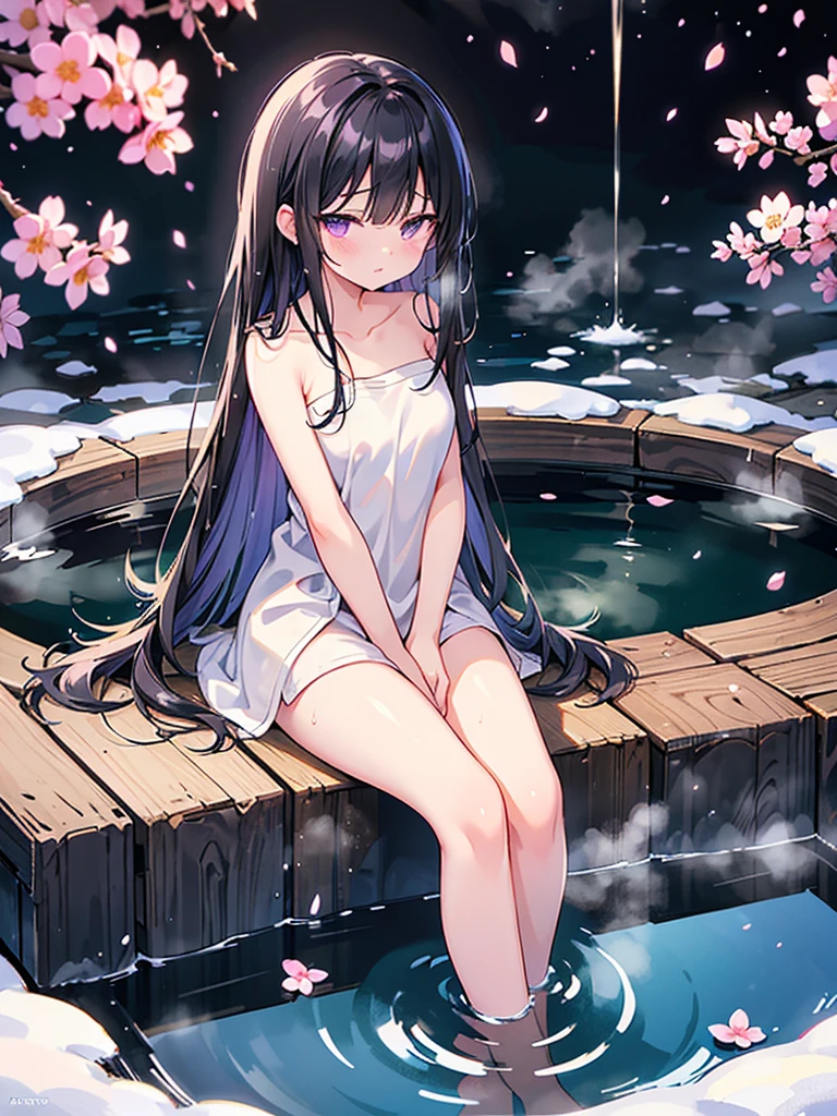 Best image quality, hot spring, satin, ""White underwear"", sit, Spread your legs, Rainfall, ""woman"",
