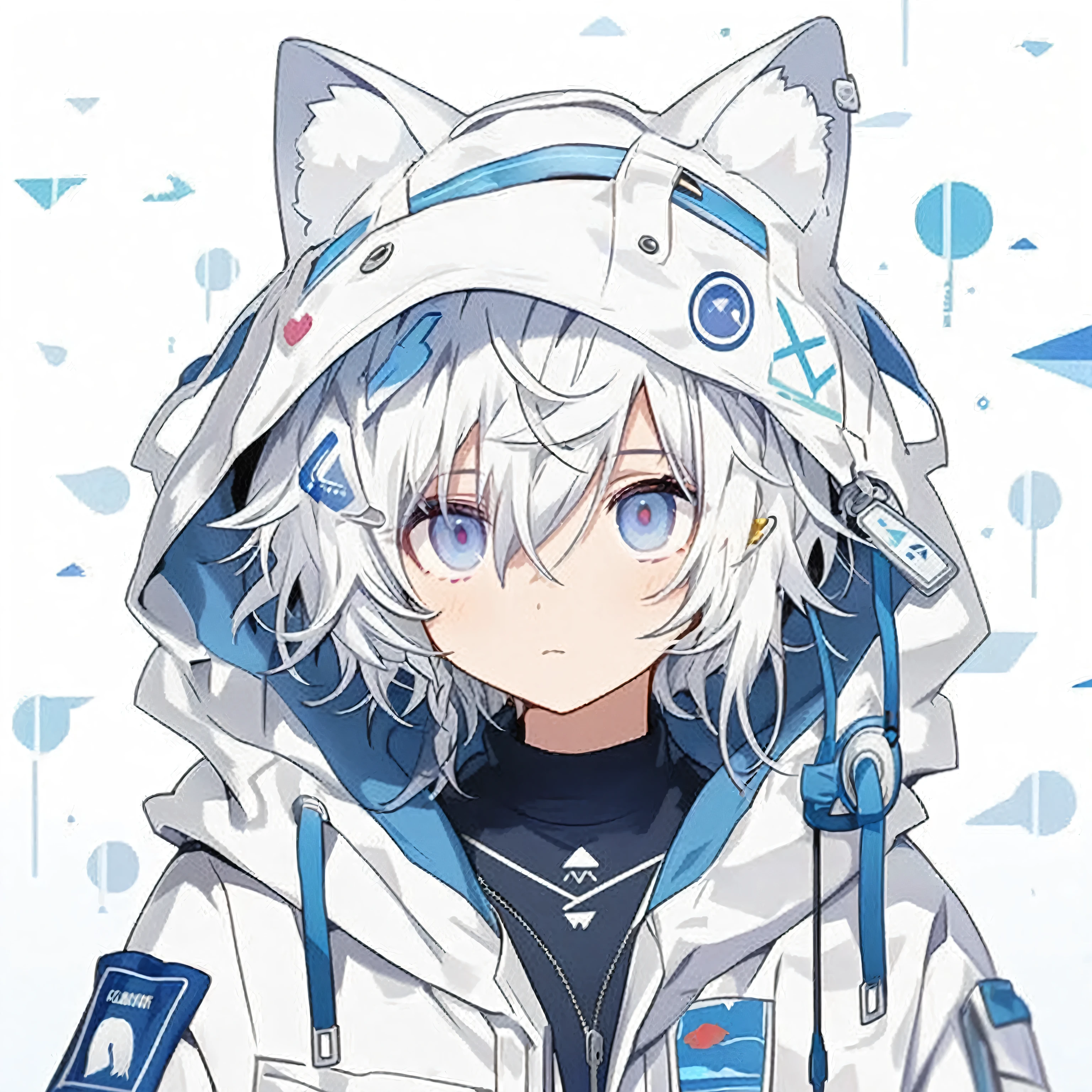 Japanese Cartoons, A young woman with white hair and blue eyes wearing a white jacket., tall Japanese Cartoons guy with blue eyes, Japanese Cartoons boy, Japanese Cartoons girl with cat ears, detailed Japanese Cartoons character art, Japanese Cartoons character, cute Japanese Cartoons catgirl, from Arknights, Japanese Cartoons catgirl, key Japanese Cartoons art, Japanese Cartoons character art, clean detailed Japanese Cartoons style, Japanese Cartoons cat, clean detailed Japanese Cartoons art