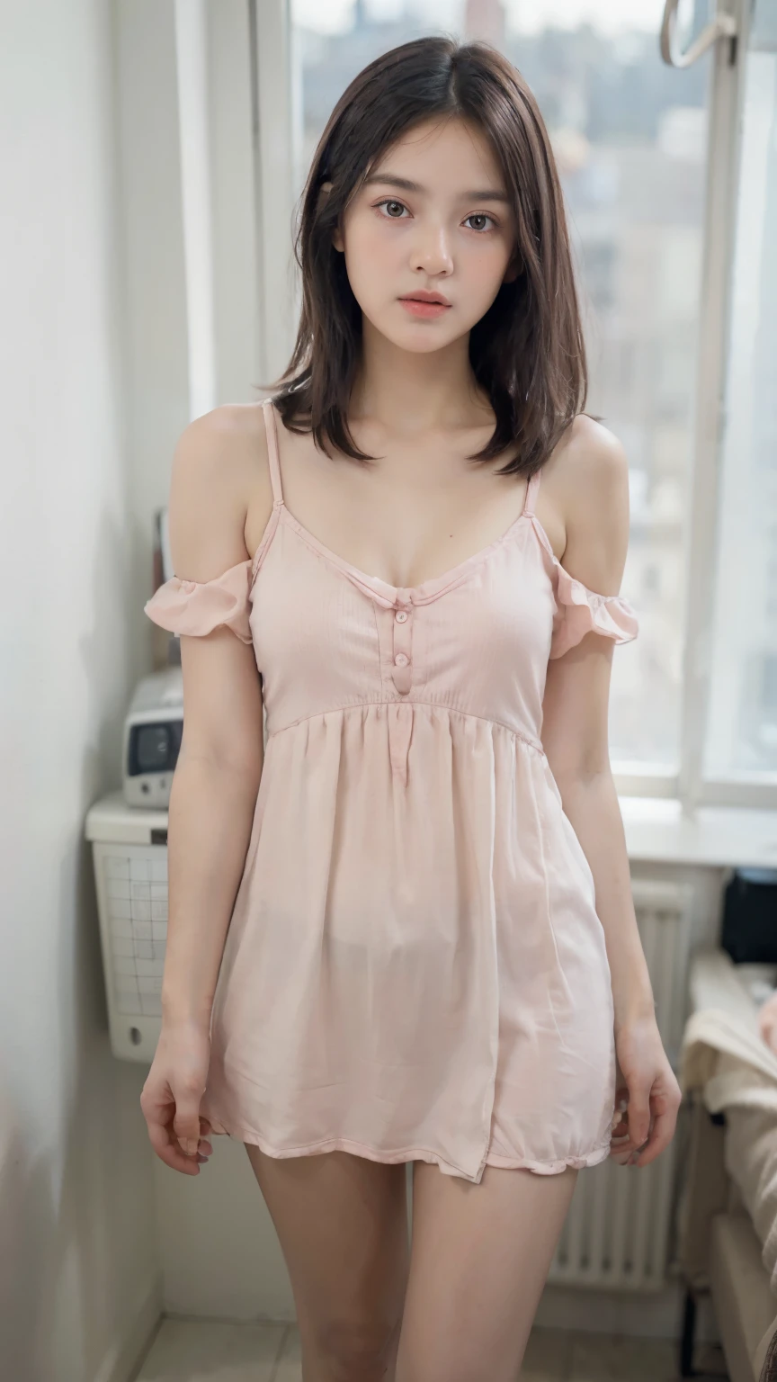 (((Low - Angle:1.4)))、((One hand raised))、((She is wearing a colorful and pop blouse and apron.)),(;have big bread))、(((Spread your legs:1.4)))、,(((beautiful armpits:1.2)))、High resolution、Bakery、、smile、Finished as in the picture、white and beautiful skin、Focus on small breasts、((beautiful５This finger))、Bakeryの制服を着ています、最high quality、High resolution、Very detailed、masterpiece、Live Shooting:2、Genuine:2、photoGenuineistic:2、very delicate and beautiful、Fine details、Textured skin、Full Shot、、(beautiful face:2)、hot pants、Putting on makeup、Perfectly balanced legs:1.5), Looking at the camera, Angle from above, (((hot pants))), High resolution、未来のBakery、Delicious bread that women will love、Looking at the camera、smile、Finished as in the picture、、(((I have a big loaf of bread)))、(((cute smile)))、((((Eat delicious bread)))))、((I love bread))、(front focus piece:1.3), 
、Cute Apron、Rainbow Apron、Bakeryの制服を着ています、明るすぎるNatural light、Shining sunlight、最high qualityのディテール, Japanese Girls,1 girl, 8K, RAW Photos, 最high quality, Ticker:1.2, Very detailedなRAWカラー写真, Professional photos, (reality, photoGenuineisticです:1.37), (Very detailedな皮膚:1.2), 超High resolutionな, (Lenz 50mm),,絶妙にFine grain,Look at the person watching,Pretty face, Just Mile:1.05),Wide Hips,Straight hair,,Light pink inner color、 white and fine skin、(Very detailedな8K cg:1.2), (hyper Genuineistic:1.35), (photoGenuineisticです:1.45), (reality:1.4), 

(背景はBakery:1.1)、Sexy upward glance, 、Very detailed、masterpiece、最high quality、Ultra-high resolution energy A、8KのHigh resolutionにより、Transparency as shown in the photo、Fine grain、Expression of gradation、Perfect anatomical figure ,hard disk、Ticker (English) 、 Nikon Z9 80mm Lens ,、明るすぎるNatural light、Shining sunlight、、Ultra slim body、Slender model figure、beautiful姿勢、, 最high quality, 8K, RAW Photos, Confused, Award-winning portraits, shy smile, shy smile, , Delicate girl,, Digital SLR, View your viewers, Frank, Sophisticated, Thin arms, Professional Lighting, Film Grain, chromatic aberration, (Fine grainと顔:1.0), Live Shooting、(((A portrait of extreme beauty)))、((Glowing Skin))、1 girl、16 year old beautiful girl from Prague、Bright expression、((Platinum Blonde Hair))、[Big blue eyes that sparkle like jewels]、Shiny skin、silky super long Straight hair、eyeliner、beautiful前髪、Hair around the eyes、最high quality、Very detailed、Film Light、Intricate details、High resolution、Very detailed))、Detailed Background、8KUHD、Digital SLR、Soft Light、high quality、Film Grain、Fujifilm XT3 、Shallow depth of field、Natural light、(((Spread your legs:1.4)))、Pieces fly、High resolution、Bakery、16-year-old girlas in the picture、white and beautiful skin、Focus on small breasts、最high quality、High resolution、Very detailed、masterpiece、Live Shooting:2、、neon hair clip,masterpiece、最high quality、
One girl,Ives Girl,beautiful照明,(((Anyone can see the D logo.:9)))