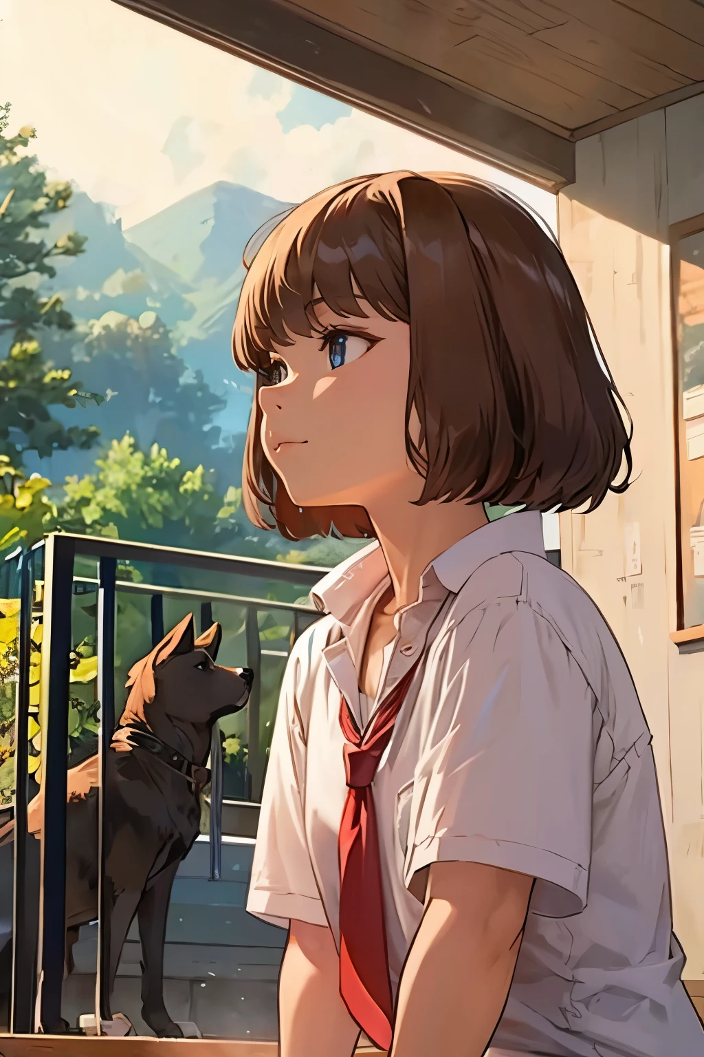1 dog