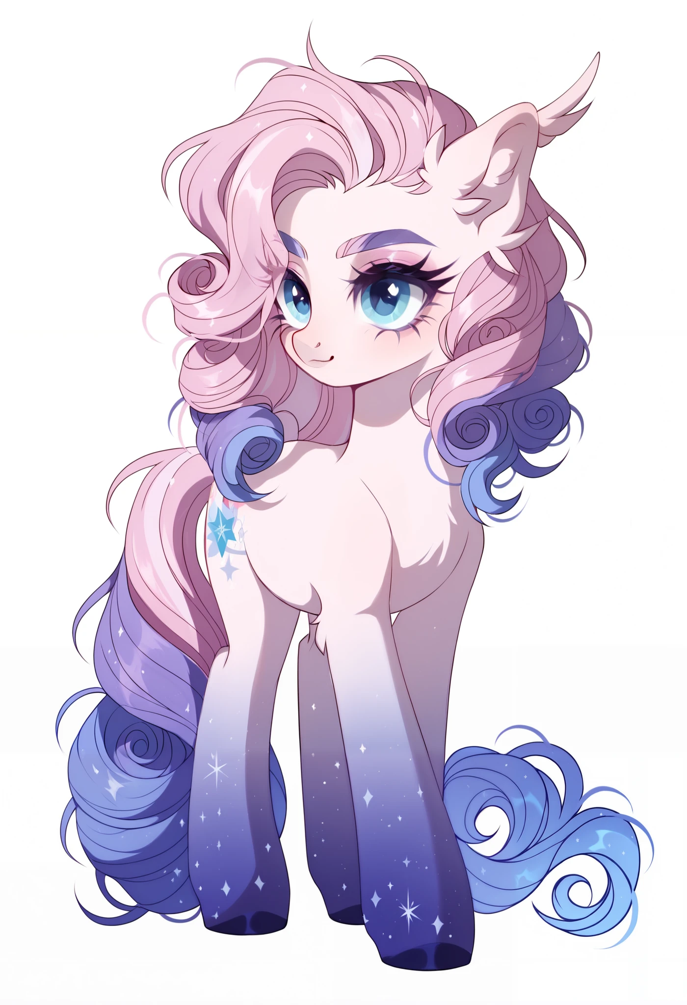 a close up of a cartoon pony with a long mane, mlp fanart, commission for high res, oc commission, aesthetic cute with flutter, pinky pie my little pony, fullbody commission for, fluffy mane, detailed fanart, windy mane, anthropomorphic mare, cute art style, equestria, art of silverfox, commission art, mlp