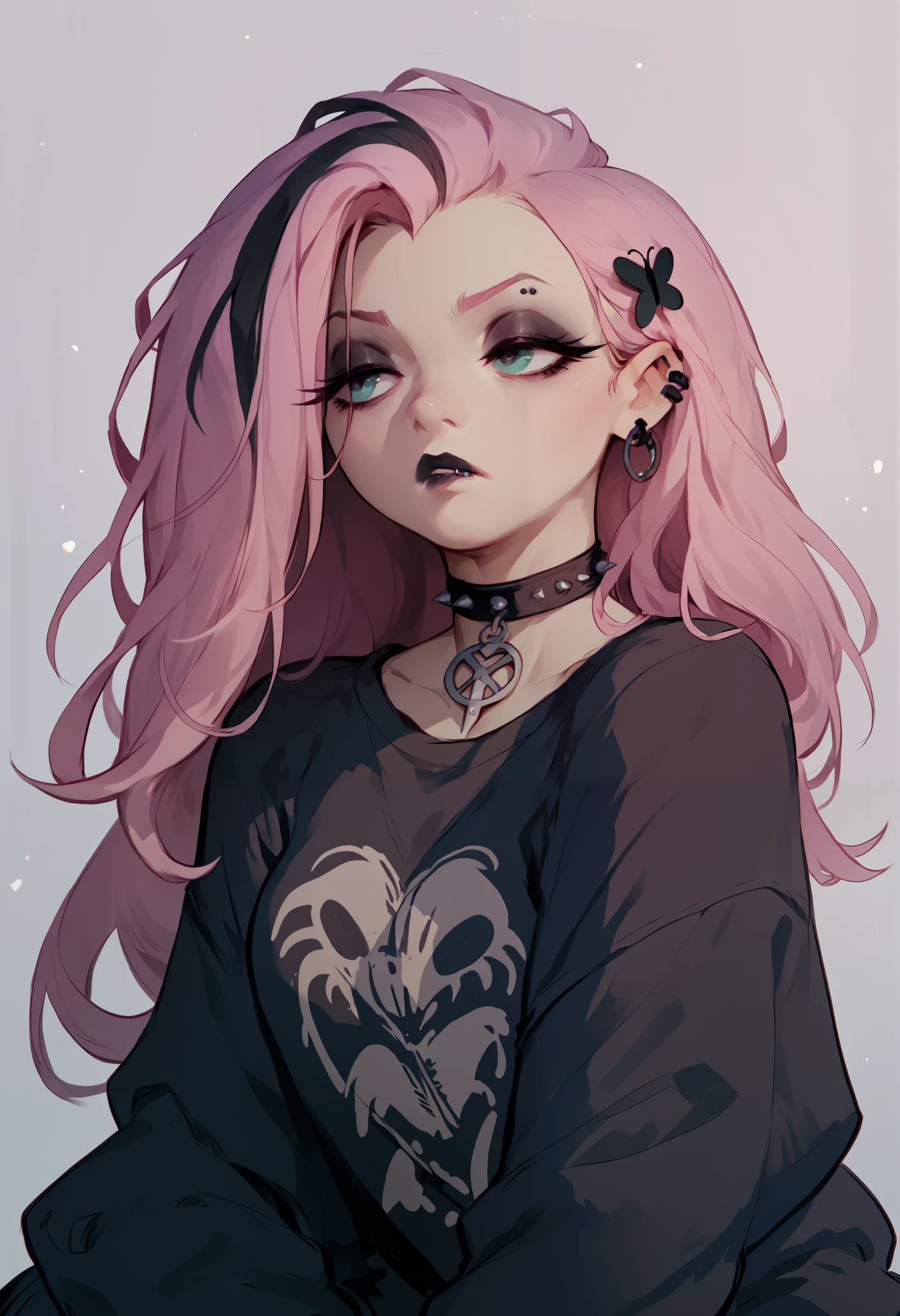 score_9, score_8_up, score_7_up, score_6_up Goth Fluttershy