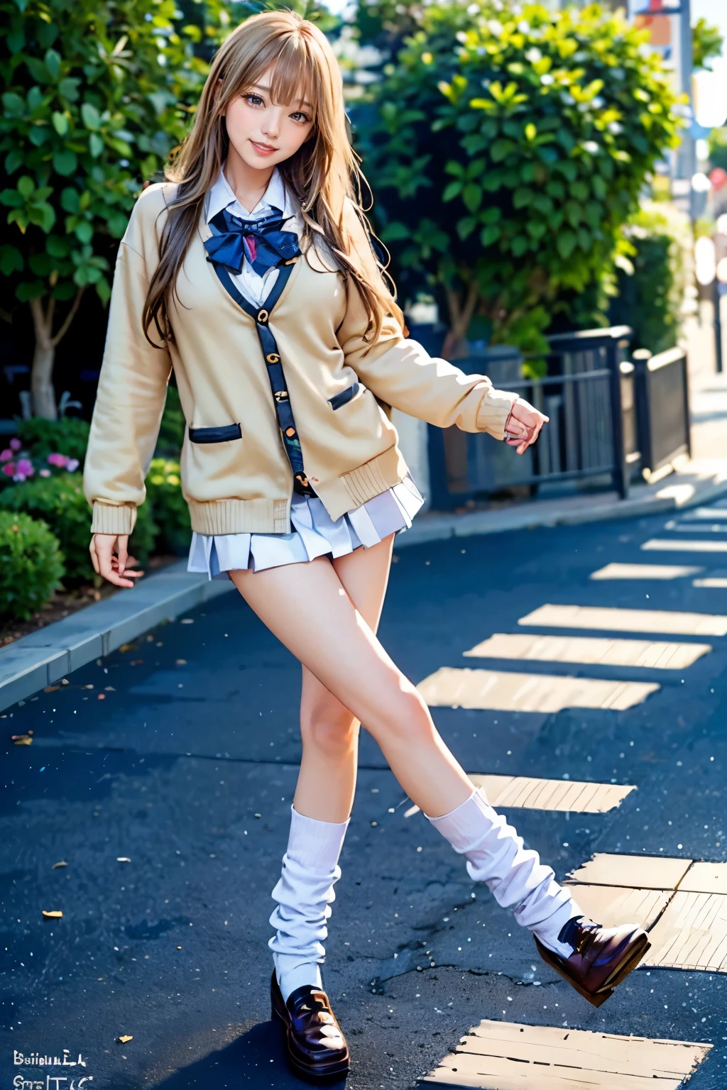 (photorealistic:1.4), best quality, raw 8k photo, (extremely detailed japanese beautiful girl), (extremely detailed eyes:1.1), (cute face:1.2), ultra-detailed, ultra high res, amazing, break,large breasts,Blonde,
(school uniform:1.2), smile, detailed school girl, (disneyland:1.3), beautiful detailed girl, bangs, cute face, miniskirt, smile, Wind, (full body:1.4), walking disneyland, beautiful hairstyle, loafers, perfect legs, perfect hands,gal,gal makeup,gal.safetensors,