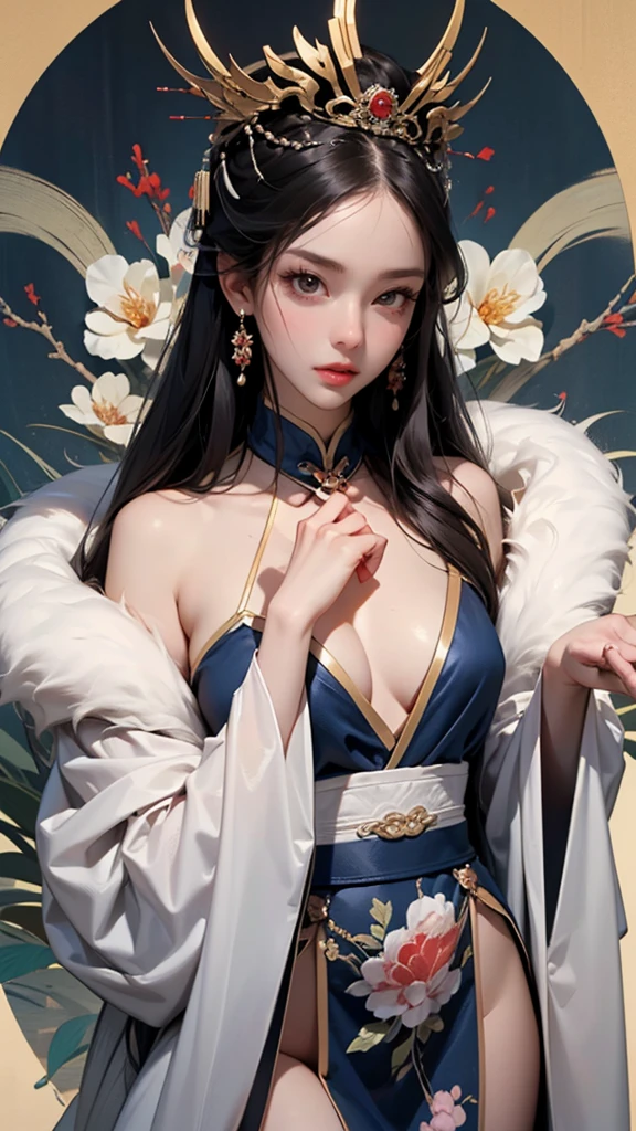 femele、thin and long fingers、Beautifully trimmed nails、Hand up