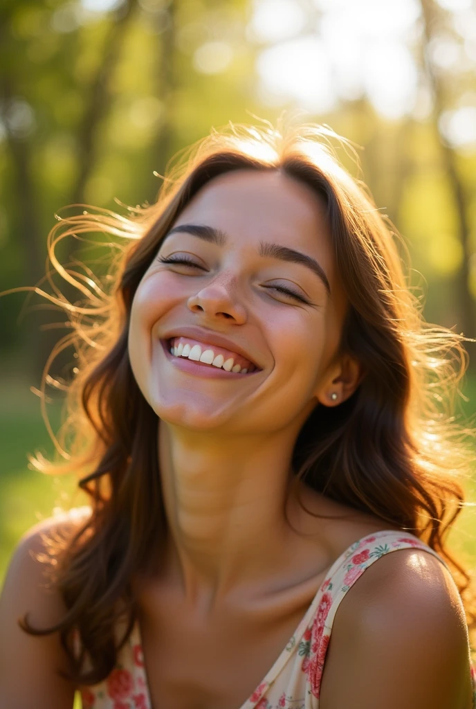 photograph、woman、 smiles and sunshine