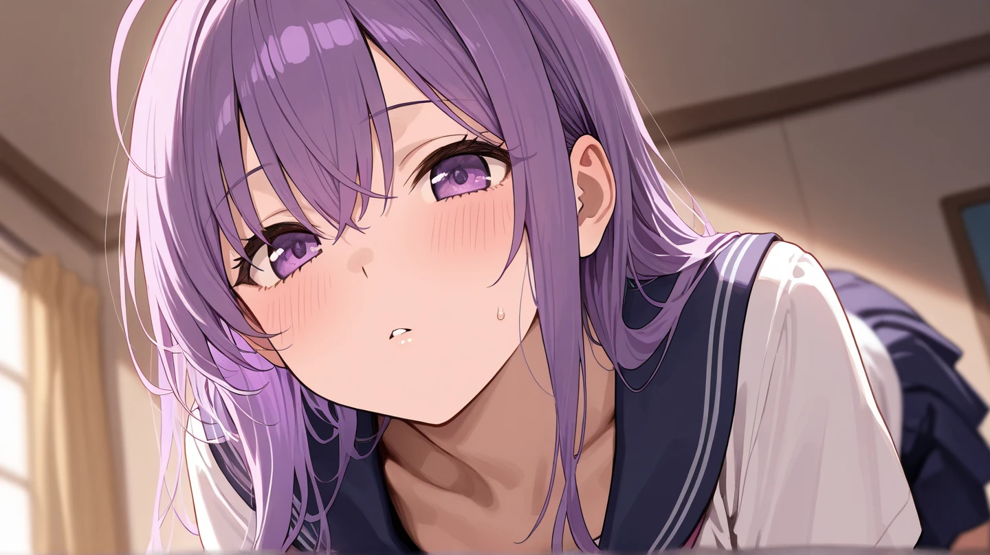 NSFW,(((1girl,1boy,fellatio))),masterpiece, highest quality, High resolution, Detailed face, Face Focus, Anime Coloring,
hitagisenjougahara, chest, View Viewer, ponytail, Scrunchie, Open your mouth, blue eyes, medium chest, Cowboy Shot, Senjougahara Hitagi,
Two-tone T-shirt, Pompom pants,
Home, living room,
