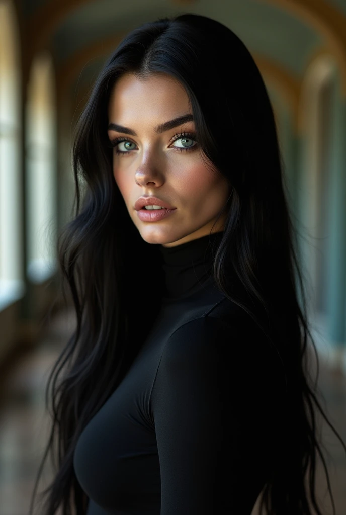 photo of fit K1mberVe1ls1-145, a beautiful woman, perfect hair, (modern photo), sonic soundwave nanofiber bionic leggings, textured nano-fiber long-sleeve shirt, ,, portrait, 85mm, (analog, cinematic, film grain:1.3), (Martian Geological Base, Research facility studying the geology and geological history of Mars.), detailed eyes, seductive pose, painted lips, (epiCPhoto), (looking at viewer:1.1), jewelry, (cinematic shot:1.3), (natural lighting, lit from above), <lora:add_detail:0.5>