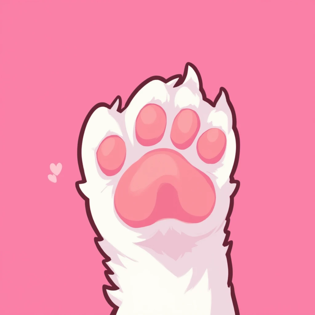 By fumiko, by hyattlen, by tokifuji, paws, feet, 4_toes:1.3, white wolf feet, cute pink paw pads, foot focus, white paws