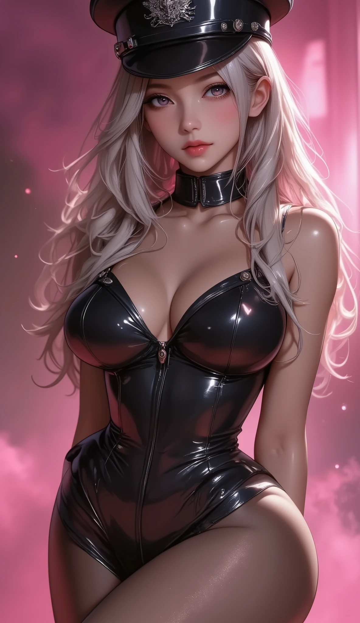 (Master Masterpiece: 1.2), Best Quality, High Resolution, Gradient Pink Hair, Very Detailed Wallpaper, Lying in Bed, (Very detailed CG: 1.2), Heterophyllum, ((bare pubic hair: 1.5)), No panties, transparent outfit, full body, pantyhose, no bra, photorealistic ((Cameltoe: 1.5)), 8k, perfect artwork, ultra-detailed rendering, highest quality, high resolution, detail maniac, realistic eyes, HD, high quality, delicate face, detailed body limbs, 1 girl, solo, fishnet clothes, dark lips, high forked long sleeves, bare breasts, blush, Highlight, superb breasts, superb figure, white stockings, tights, open pants, stockings, slim figure,