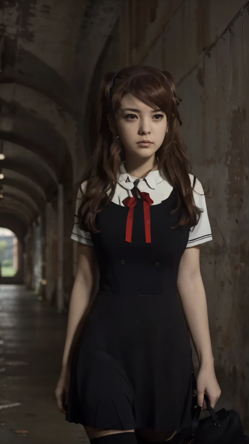  Akazawa Izumi, 1girl , Cute, young, skinny , knee-high stockings, school uniform, short skirt (3N1DS1NCL41R:0.9), extreme detail, street photography, { high-quality}, {{ masterpiece}}, { high definition}yandere,  brown hair , Twin tails, Art deco, anime,  anime style, Artistic, digital art,  masterpiece,  Realistic anatomy,  Better quality ,  In detail,  High detail,  High quality ,  Main detail,  Ultra high definition, 