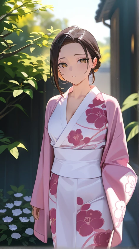 Anime Style Woman in Kimono 