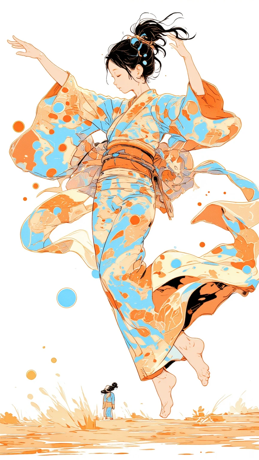 (Depth composition) There is a picture of a soldier in uniform., Inspired by Egon Schiele, Inspired by Cecily Brown, Standing on the water, inspired by Dorothea Tanning, Inspired by Mikhail Vrubel, Inspired by Marczewski, Inspired by Pavel Filonov, Inspired by Paul Signac, Abstract figurative art, Inspired by William George Gillies.(Ink on Japanese paper, which tends to bleed easily)(contemporary art like a picture book) (transparent watercolor) (light itself expressed as real) (layers of soft, rich colors) (shades of paint dissolved thinly with water) (deep, delicate colors)