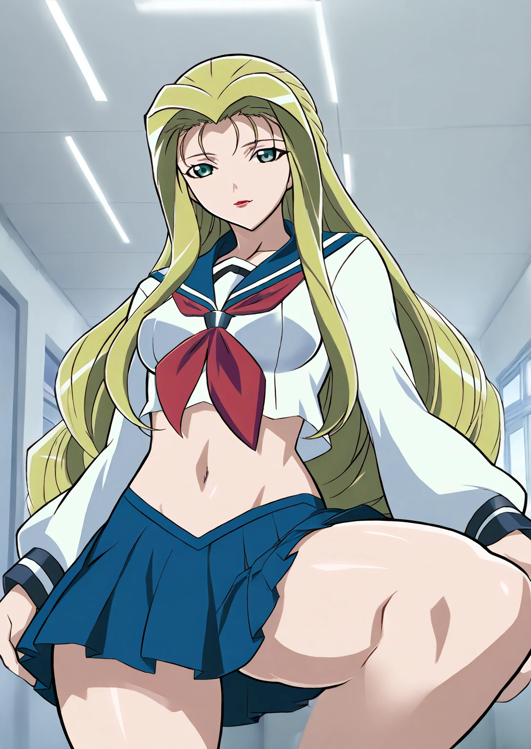 Five Sailor Soldiers having anal sex