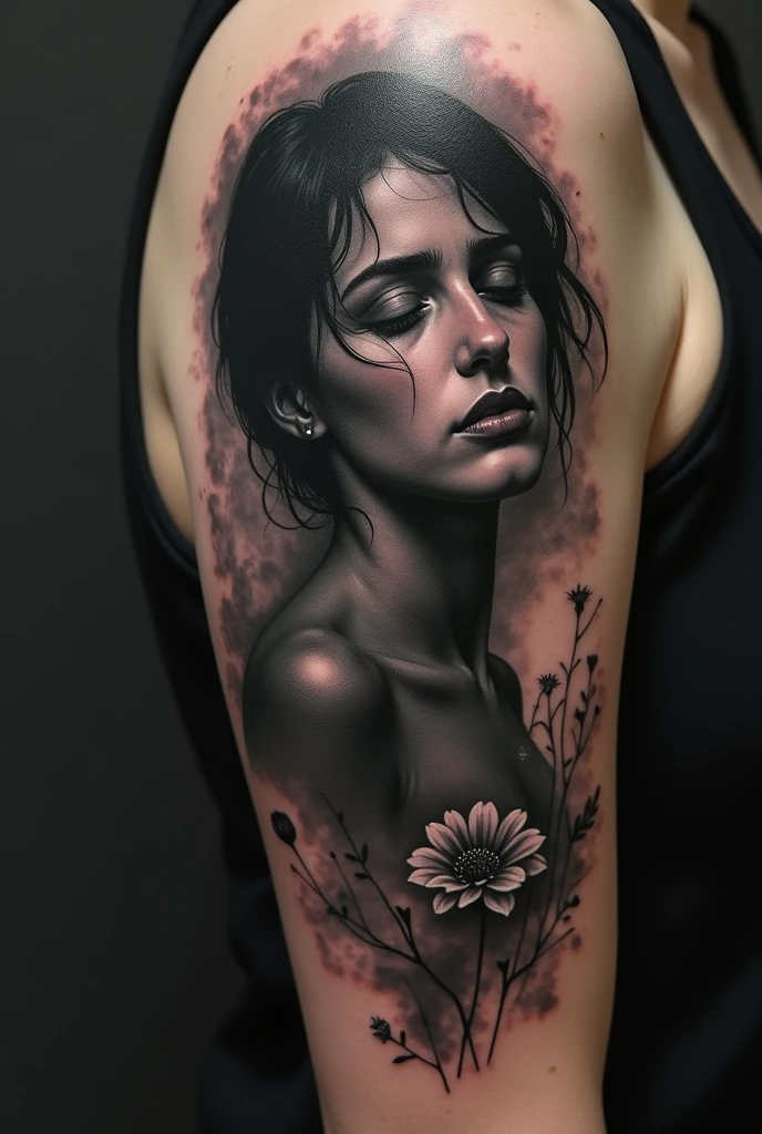 charcoal pencil drawing, 4k, realistic drawing, black and white drawing, tattoo drawing, tattoo sketch, realism tattoo drawing, detailed sketch, tattoo drawing sketch, concept drawing tattoo, tattoo design, medium sized tattoo design, ink and pencil, realism tattoo design,sketch art, ink drawing, littoral print, tattoo design