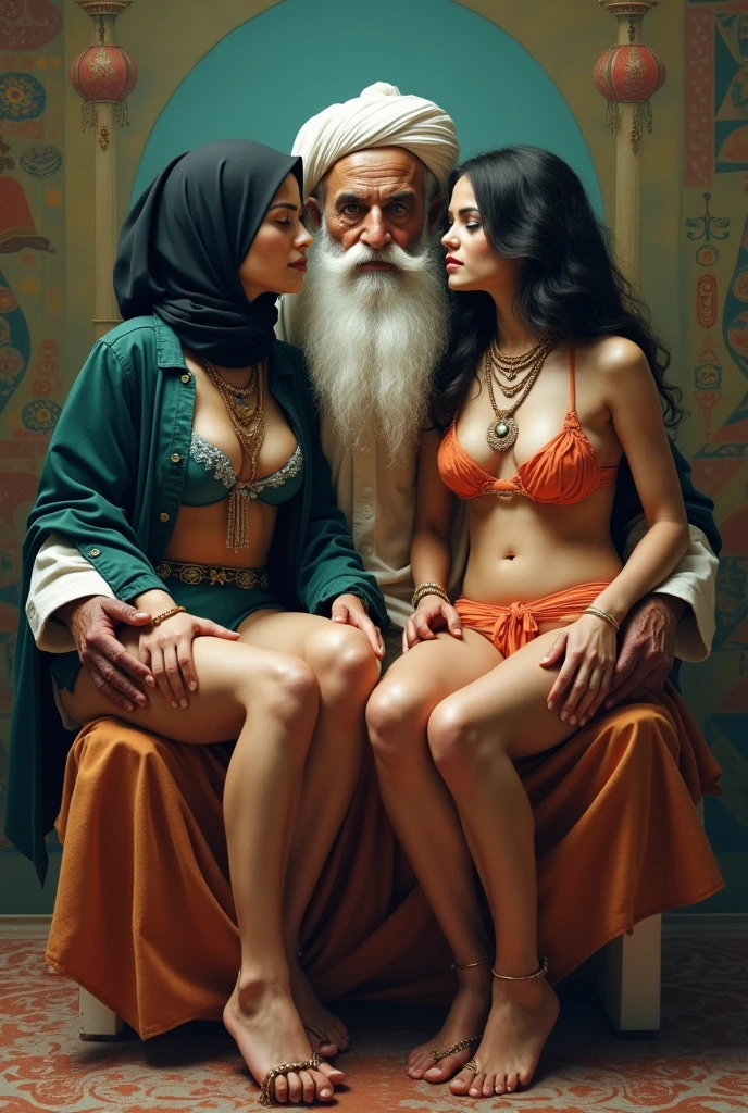 there are many man and a woman in the on the greek market, ground woman background, nude, naked, chicken and dog on ground, greek man with hurricane lamp running, a Greek man walking and debate with another old man, another poor man sitting on floor, female god statue, full body white cloak, shield, bow, sword, white hair, masculine, mature, naked, hairy torso, fantasy, intricate, elegant, highly detailed, digital painting, concept art, smooth, sharp focus, illustration, amor, helmet, sword, shield, Greek god. handsome,painted of rugged zeus and queen hera singing with lia, god of thunder, female greek god, white hair, masculine, mature, handsome, upper body, muscular, hairy torso, fantasy, intricate, elegant, highly detailed, digital painting, artstation, concept art, smooth, sharp focus, illustration, art by gaston bussiere and alphonse mucha, almost naked