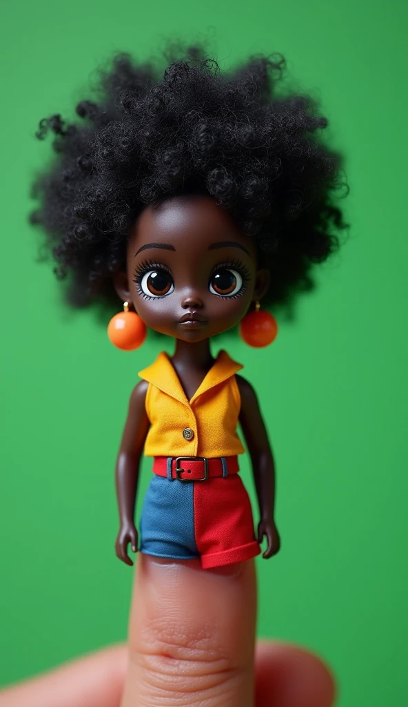 realism portrait of a 3 year old girl ((dark skin color)) cute, afro-futuristic, cute smile, ((on a swing)), wearing colorful T-shirt and jeans, current fashion, long hair tied up, ((bracelet , earrings)), background dark lighting, close-up, product view, detailed facial details, perfect face, sharpness, trend art, sharp facial details, cgsociety, ultra high quality digital art, hyper exquisite details, 4k, 8k lighting smooth, --iso 100 dreamy, fashion -