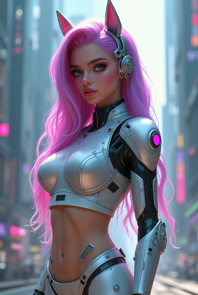 Realistic, 8k, 2girl, two women in futuristic costumes posing for photos in front of the planet, beautiful sci-fi twins, cyber universe style, digital cyberpunk anime art, digital cyberpunk-anime art, portrait anime space cadet girl